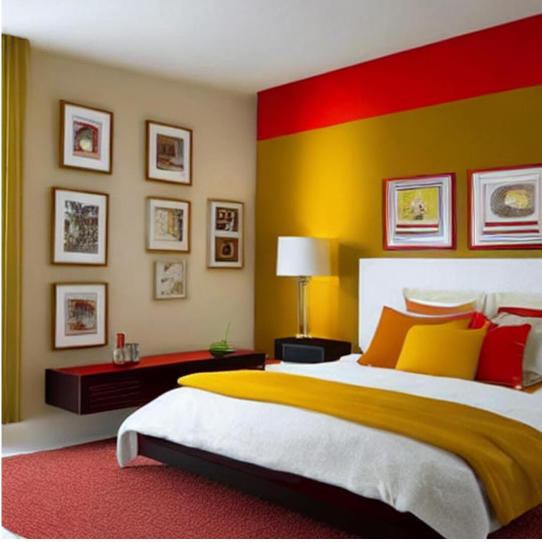 Most Popular Two Colour Combination For Bedroom Walls Paintmywalls